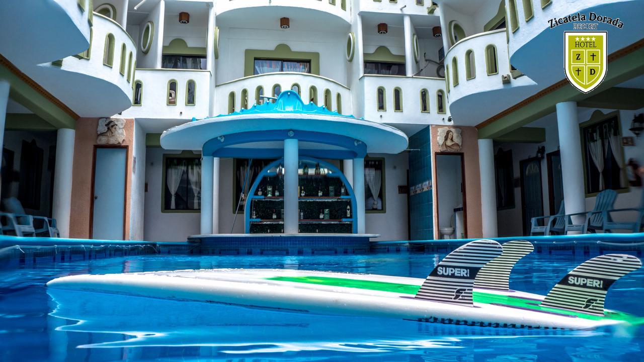 Hotel Zicatela Dorada Пуерто-Ескондідо Екстер'єр фото